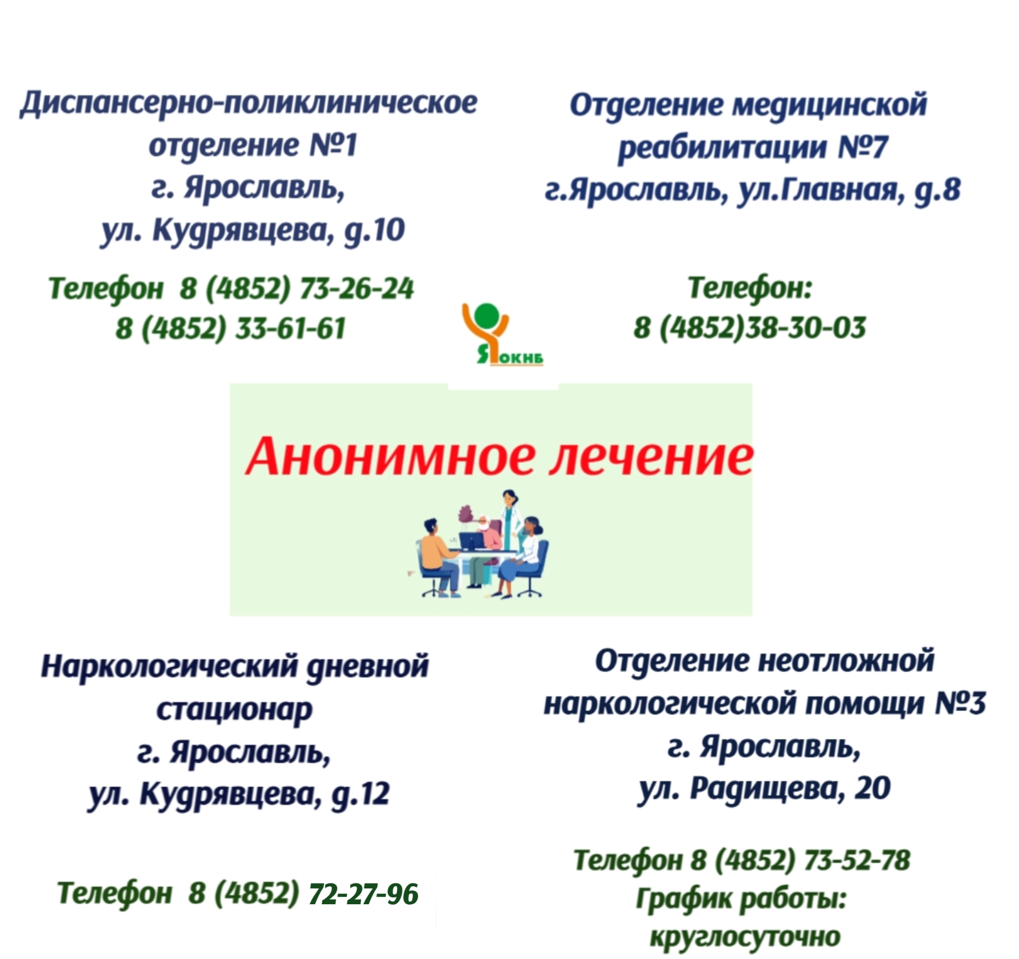 Анонимное лечение